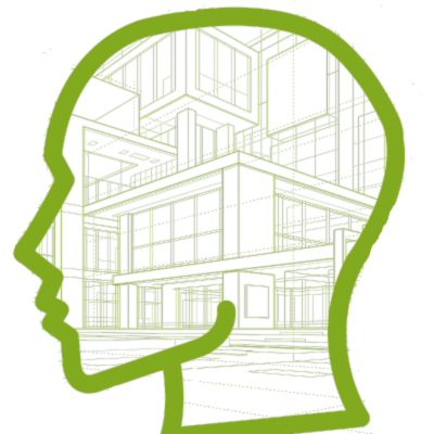 Brain Architectural blueprint inside