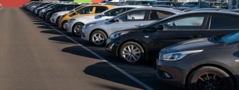 photo of cars at auto dealership