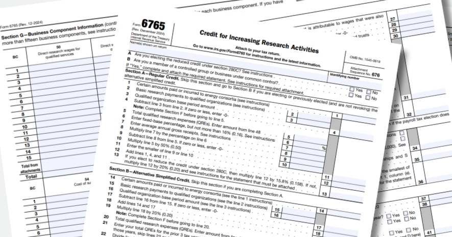 IRS Introduces Major Revisions to R&D Credit Form 6765