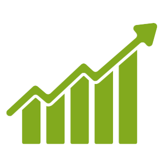 Trucking Company Growth Icon