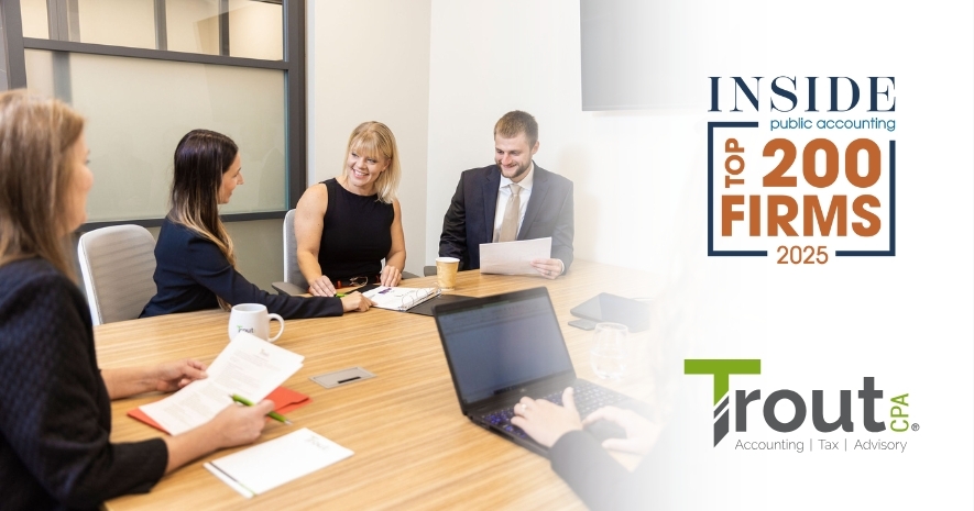 Trout CPA Recognized as a 2025 Top 200 Firm by Inside Public Accounting