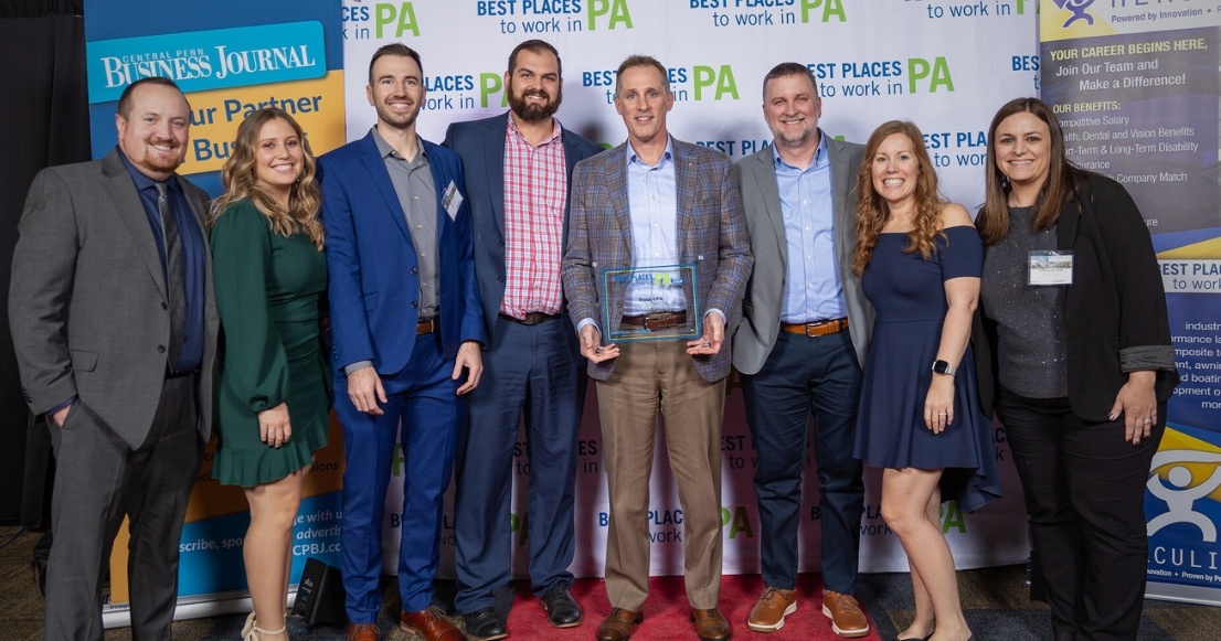 Trout CPA Ranked #5 in Best Places to Work in PA for 2024